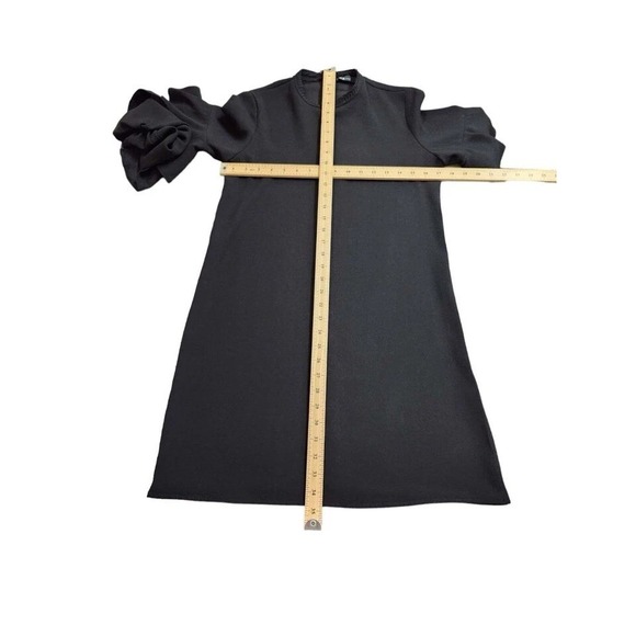 INA (I:na) Small Black Ruffle‎ Sleeve Dress - Picture 4 of 5